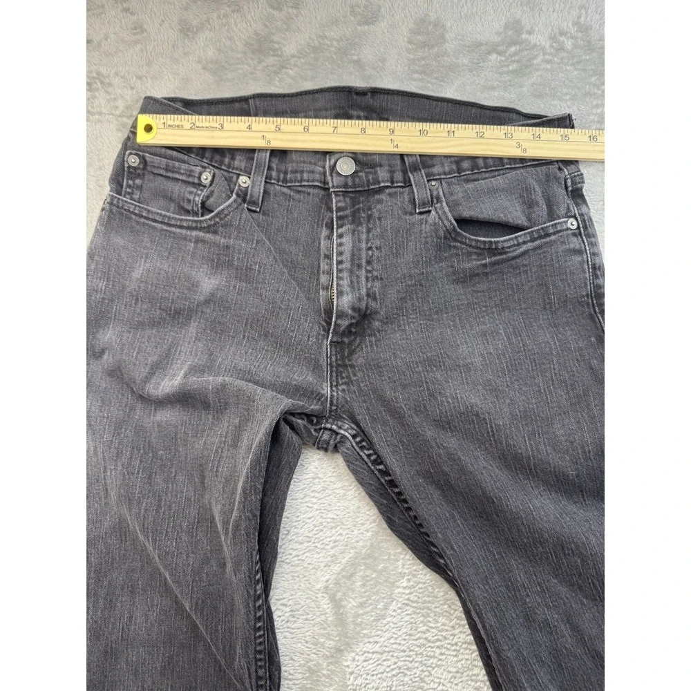 Levi's 559 Men's Jeans 33x30‎ Relaxed Fit Straight Leg Denim Black Cotton